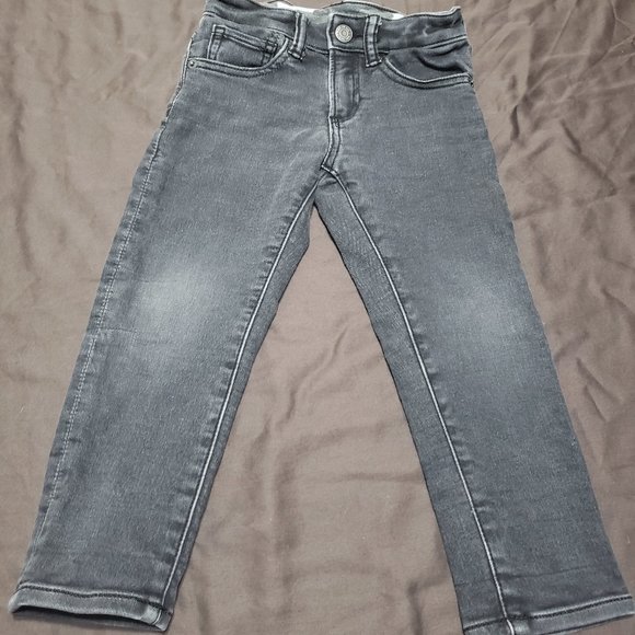 Gap Denim Jeans Black Slim Tough Durable Distressed Look 4T Size Brand New NWOT - Picture 1 of 6